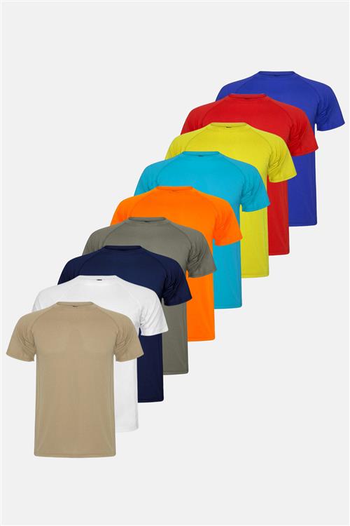Se Trænings T-shirt - Pakketilbud (9 stk.) - Herre - Default Title - TeeShoppen ved Teeshoppen