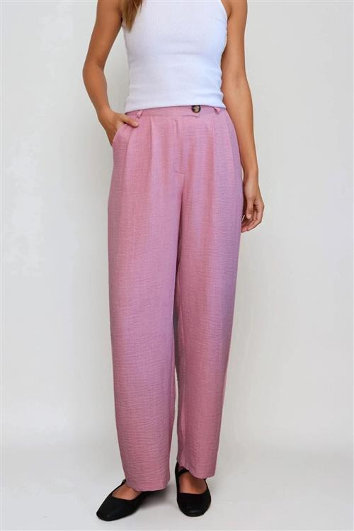 Emma Bukser Loose - Lyserød - 2XL - TeeShoppen