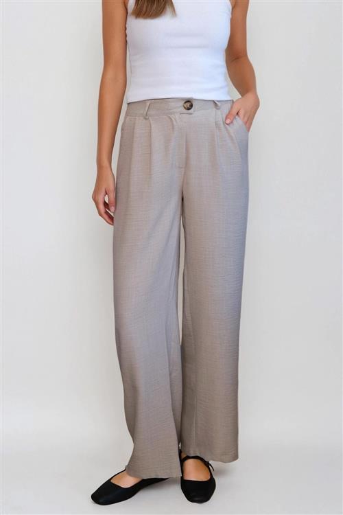 Emma Bukser Loose - Beige - 2XL - TeeShoppen