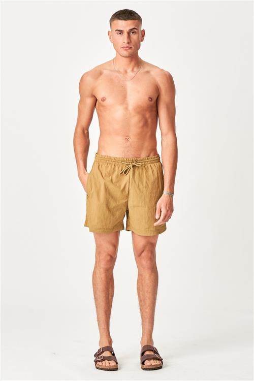 Premium Badeshorts - Khaki - XL - TeeShoppen