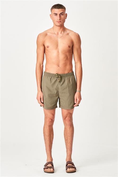 Premium Badeshorts - Army - M - TeeShoppen