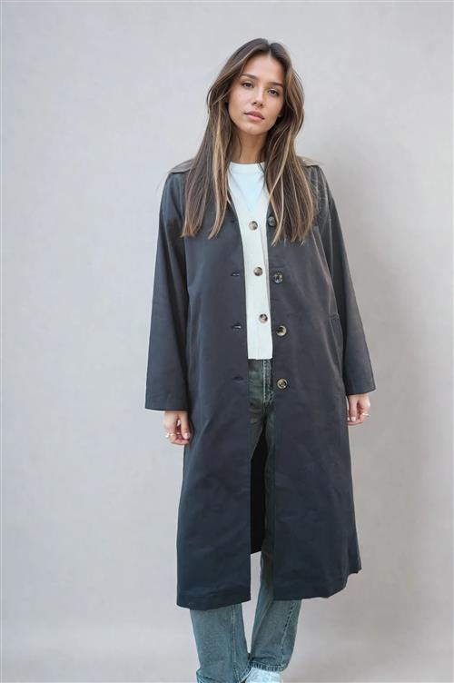 Carla Trenchcoat - Navy - L - TeeShoppen