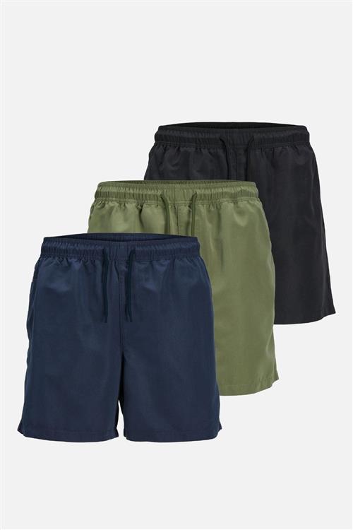 3 stk. Premium Badeshorts – Pakketilbud - TeeShoppen
