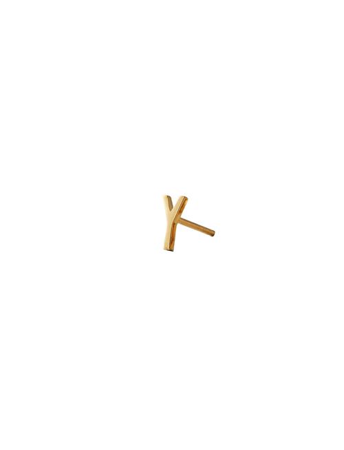 Earring Studs Archetypes, A-Z Design Letters Gold