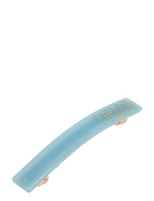 Classic Hair Clip Design Letters Blue