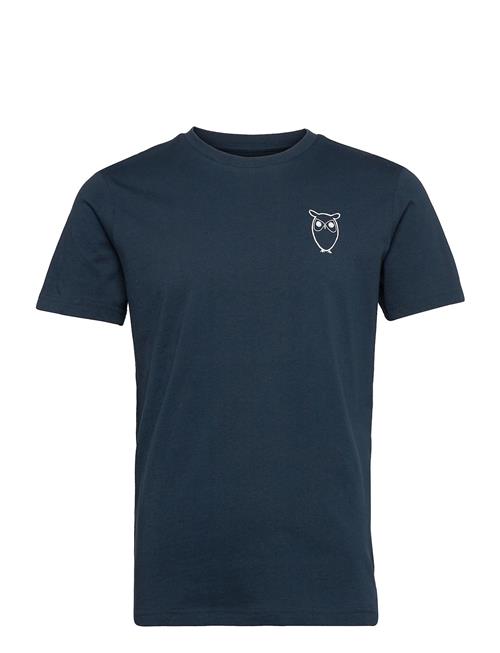 Owl Chest Tee - Gots/Vegan Knowledge Cotton Apparel Navy