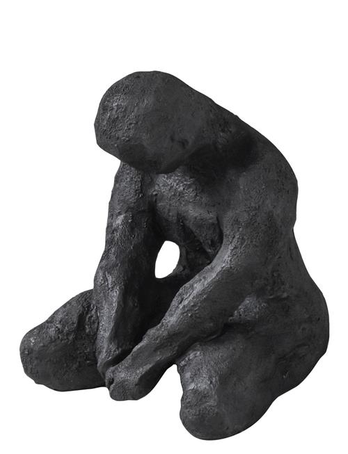 Art Piece Meditating Man Mette Ditmer Black