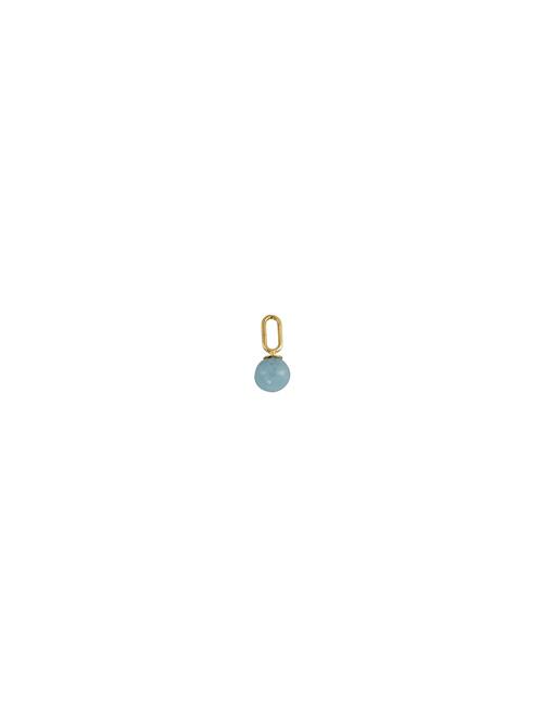 St Drop Charm Design Letters Blue