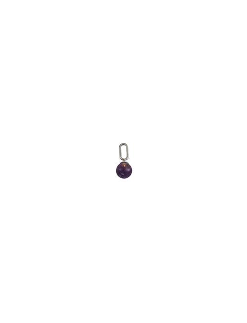 St Drop Charm Design Letters Purple