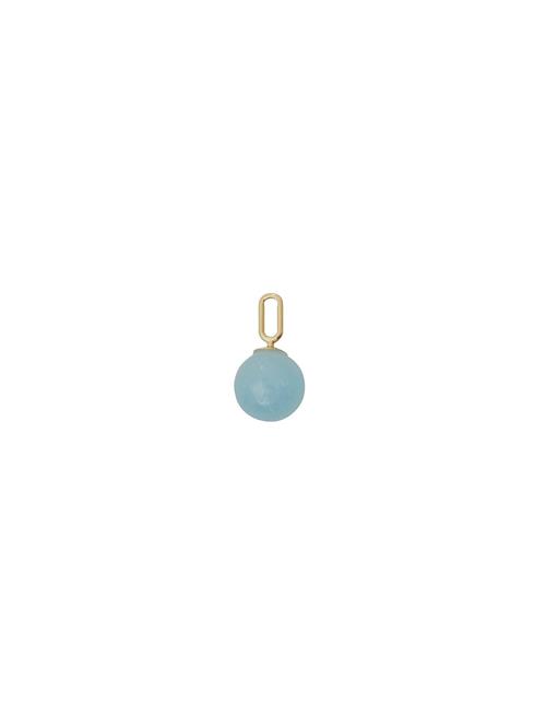 St Drop Charm Design Letters Blue