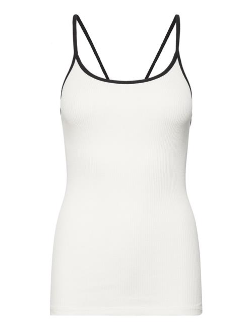 Se Eswalmue Strap Top Enkel Studio White ved Booztlet