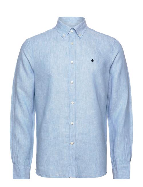 Douglas Linen Shirt-Classic Fit Morris Blue
