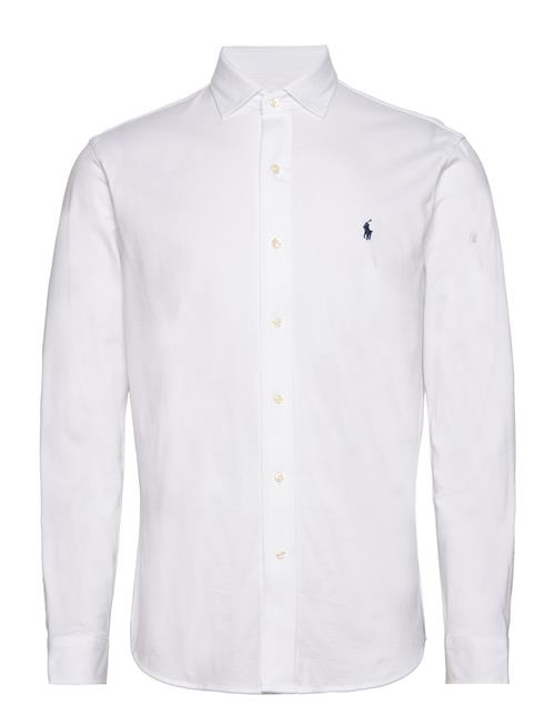 Jersey Spread-Collar Shirt Polo Ralph Lauren White