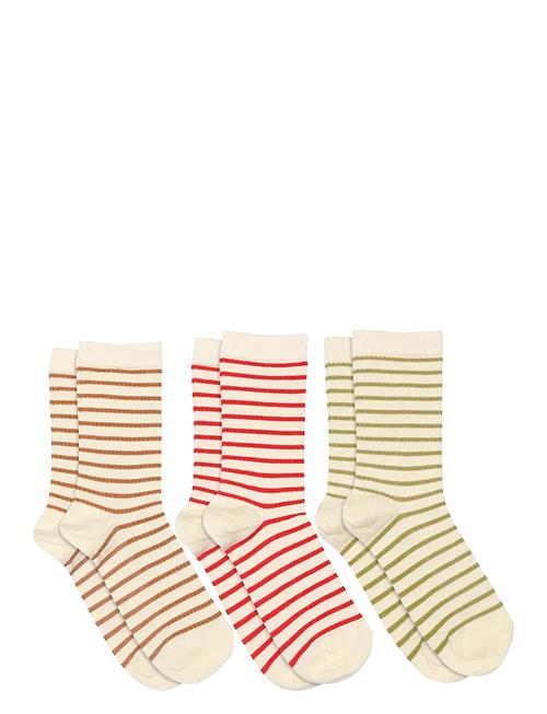 Lydia Socks 3-Pack Mp Denmark Patterned