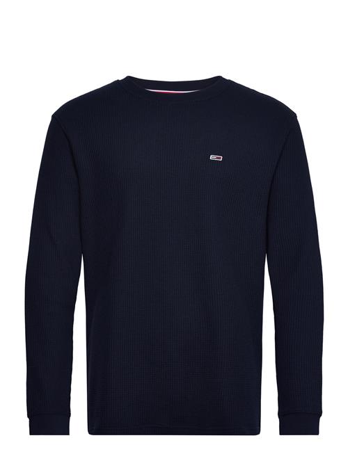 Tjm Reg Waffle L/S Tee Tommy Jeans Navy