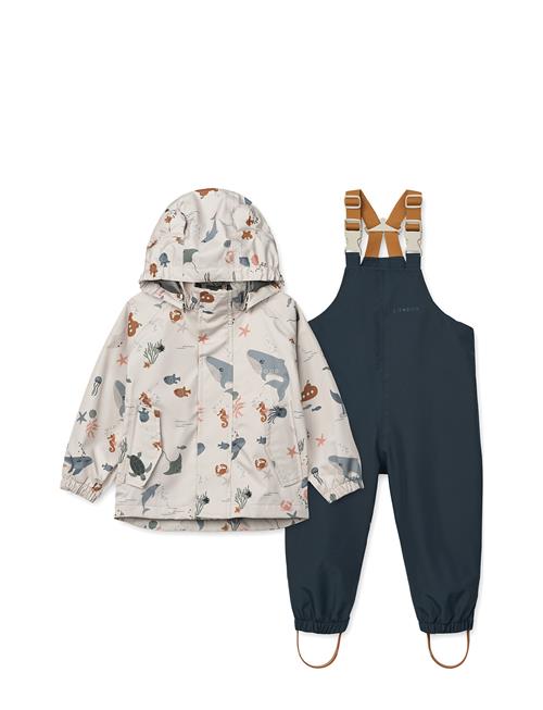 Manu Rainwear Set Liewood Navy