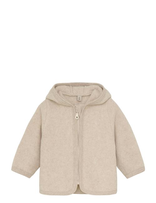 Jacket Ears Cotton Fleece Huttelihut Cream
