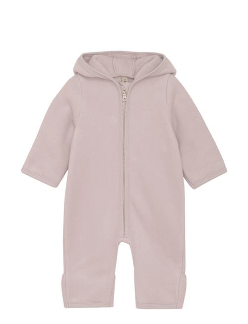 Pram Suit Cotton Fleece Huttelihut Pink