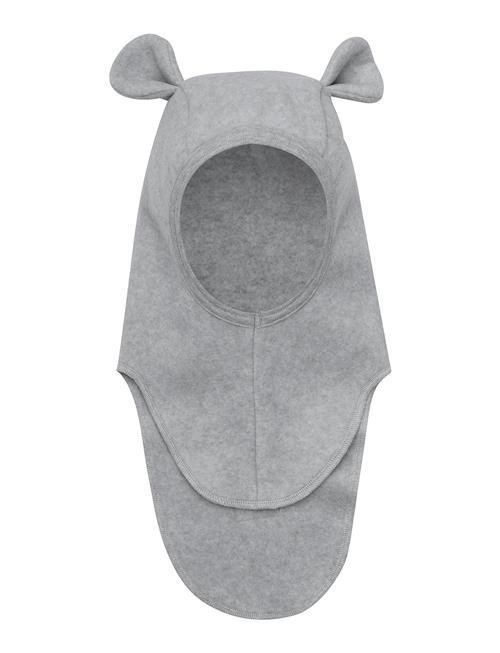 Balaclava Ears Cotton Fleece Huttelihut Grey