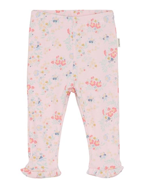 Leggings Aop Rib Minymo Pink