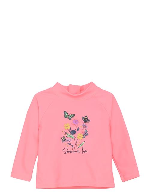 Baby T-Shirt L/S W Application Color Kids Pink