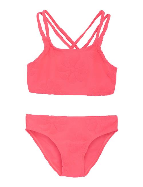 Bikini W. Structure Color Kids Pink