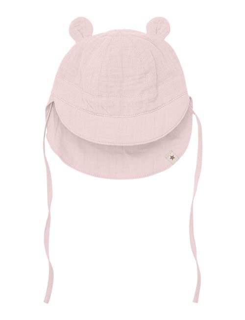 Summer Hat Ears Muslin Huttelihut Pink
