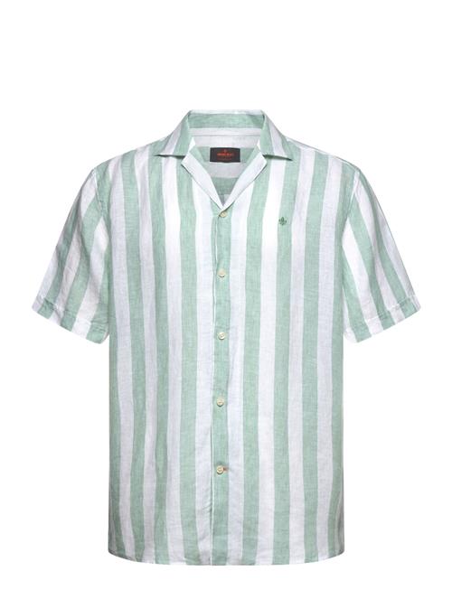 Resort Linen Ss Shirt-Relaxed Fit Morris Green