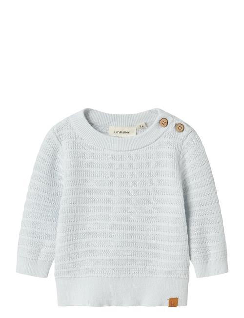 Se Nbnfrejo Ls Knit Lil Lil'Atelier Blue ved Booztlet