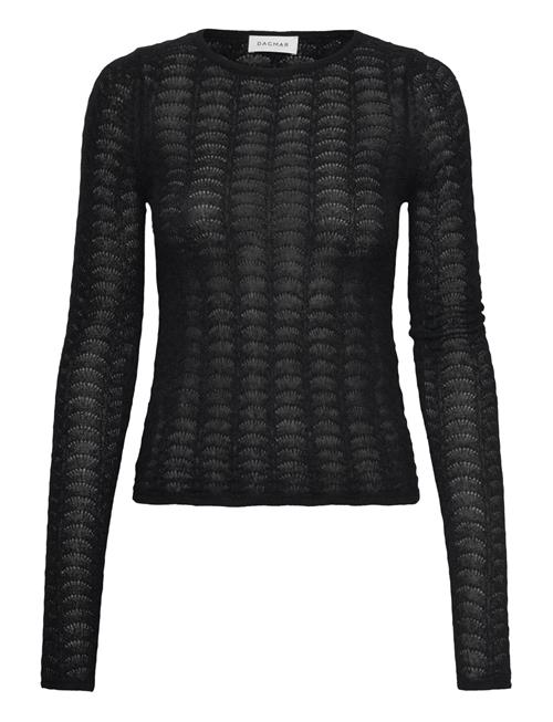 Wool Lace Top House Of Dagmar Black