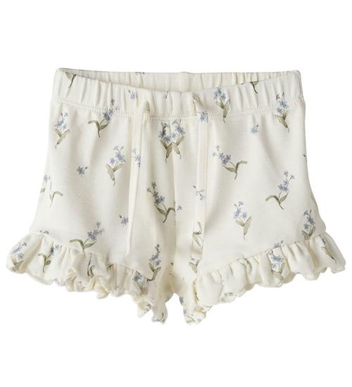 Lil Atelier Lil' Atelier Shorts - NbfGayo - Coconut Milk/Forget Me Not