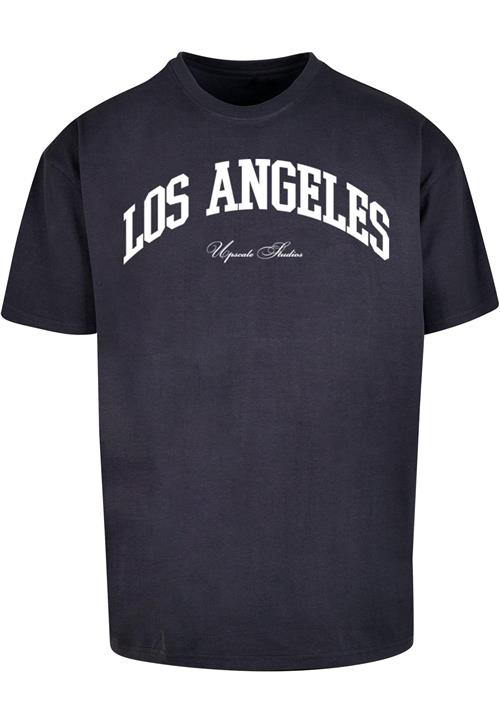 MT Upscale Bluser & t-shirts 'L.A. College'  mørkeblå / hvid
