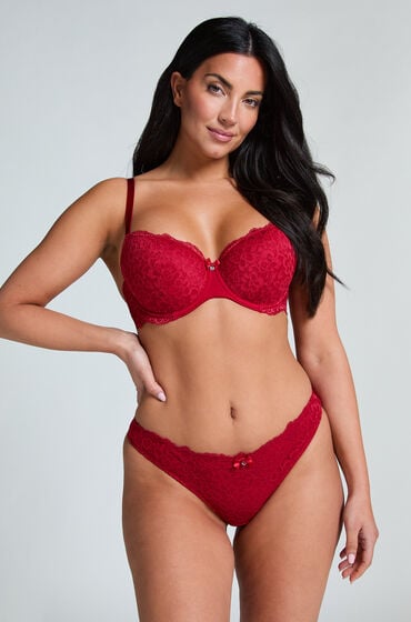 Hunkemöller G-streng Marine rød