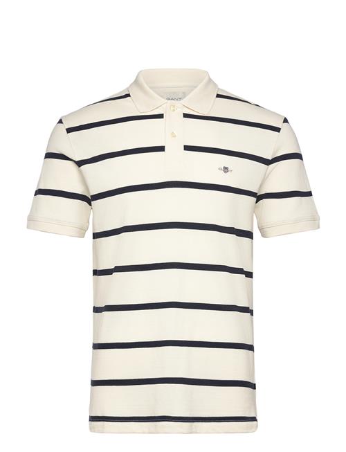 Striped Polo GANT Cream