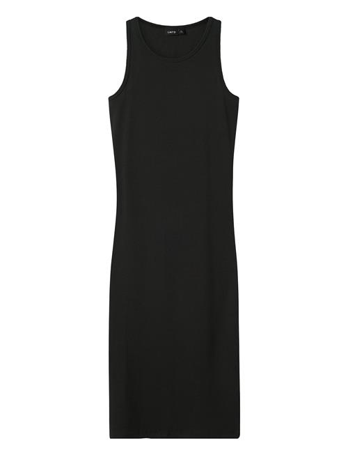 Nlfhinaja Sl Long Solid Tank Dress LMTD Black
