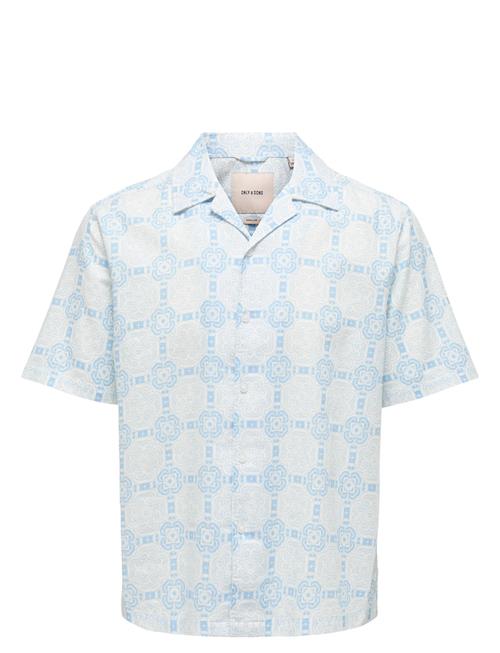 Onscaiden Reg Fit Aop Shirt ONLY & SONS Blue