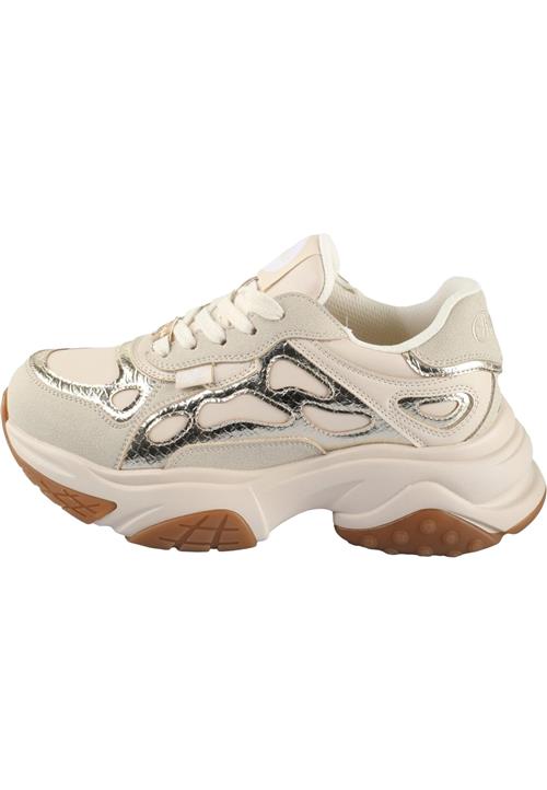 BUFFALO Sneaker low 'Taifun'  creme / sølv