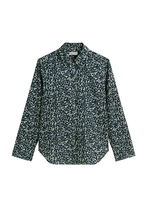 Marc O'Polo Bluse  pastelgrøn / sort