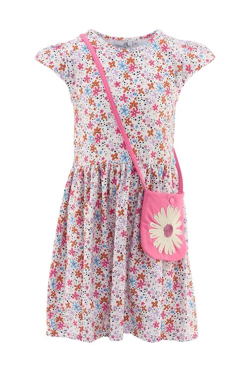 Se happy girls Kjole  lyseblå / brun / lilla / pastelpink ved About You