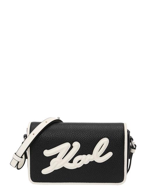 Karl Lagerfeld Skuldertaske  creme / sort
