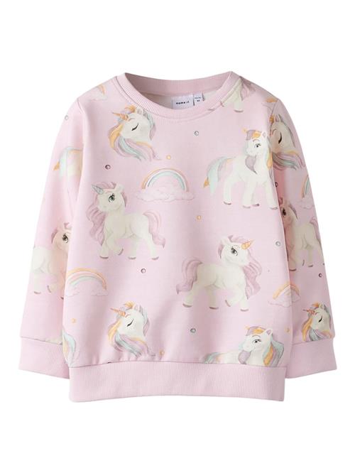 Se NAME IT Sweatshirt  beige / gammelrosa ved About You