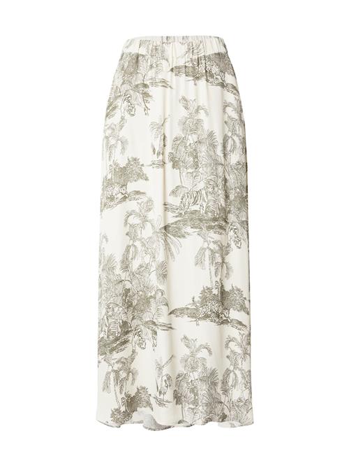 MORE & MORE Nederdel 'Jungle'  oliven / offwhite
