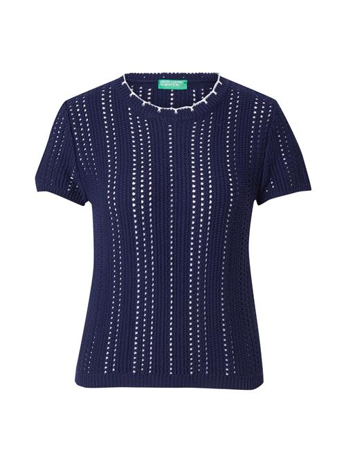 UNITED COLORS OF BENETTON Pullover  navy / hvid