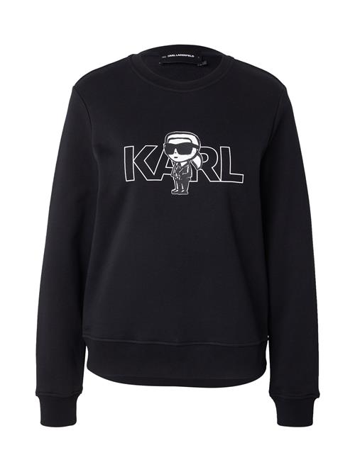 Karl Lagerfeld Sweatshirt  sort / hvid