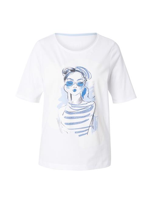 OUI Shirts  lyseblå / sort / hvid