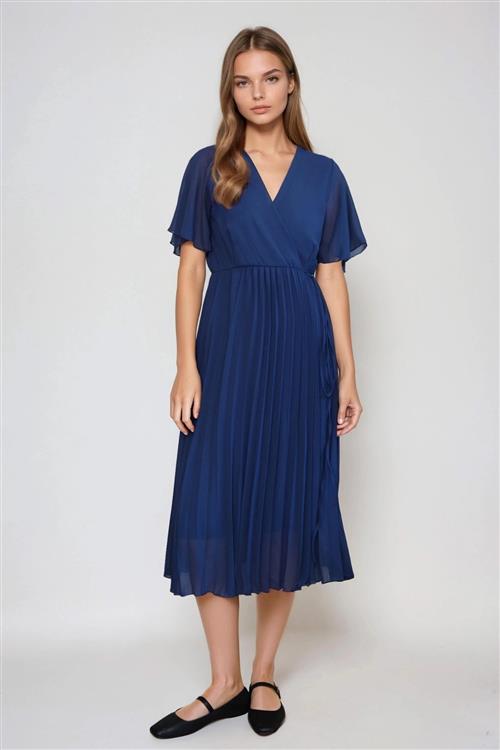 Lina Kjole - Navy - M - TeeShoppen