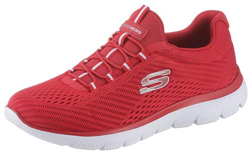 SKECHERS Slip On 'Summits - Fast Attraction'  rød / hvid