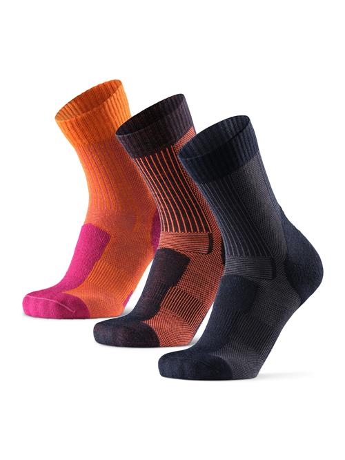 DANISH ENDURANCE Sportssokker 'Merino Hiking Light'  blandingsfarvet / orange / sort