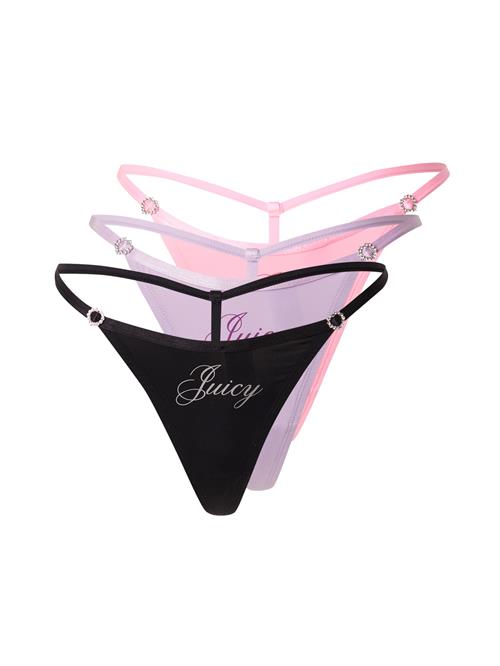 Juicy Couture String  sølvgrå / lyselilla / lyserød / sort