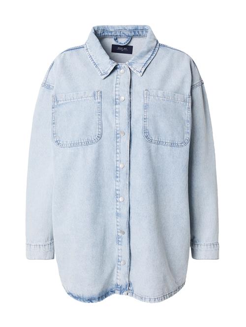 Noisy May Curve Bluse 'NMALVA'  blue denim